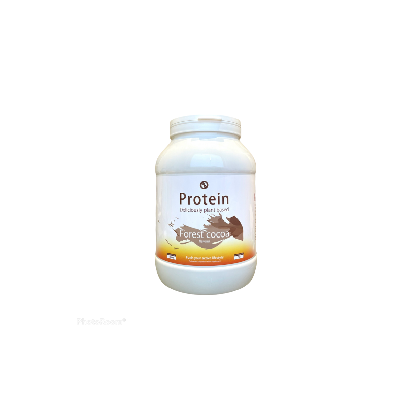 Proteini s kakavom in belo jelko