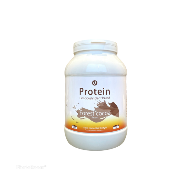 Proteini s kakavom in belo jelko